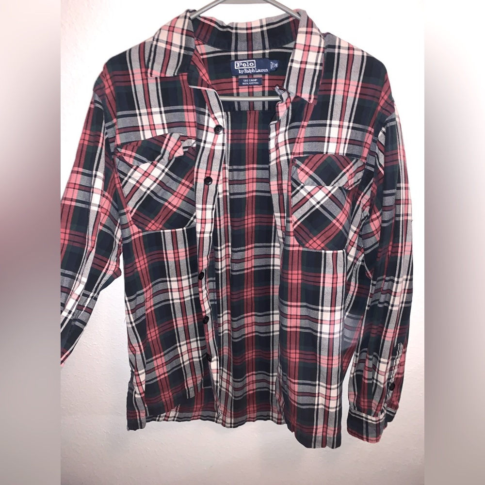 Polo flannel size medium